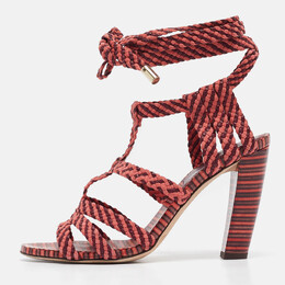 Jimmy Choo: Двухцветные сандалии 
