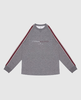 Brunello Cucinelli: Серый свитшот 