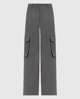 Max Mara: Серые брюки 