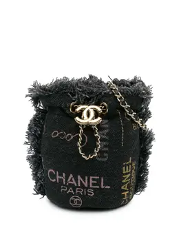 CHANEL Pre-Owned: Серая сумка 