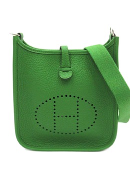 Hermès Pre-Owned: Зелёная сумка через плечо 