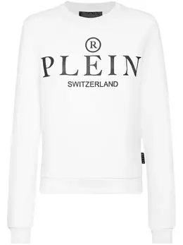 Philipp Plein: Белый свитшот  Iconic Plein