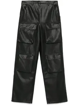 MSGM: Кожаные брюки 