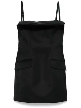 Sportmax: Чёрное платье 