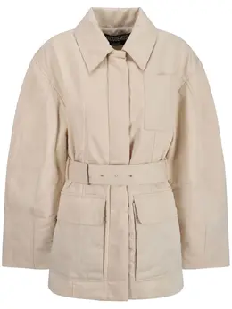 Jacquemus: Бежевая куртка  Le Blouson