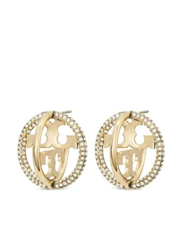 Tory Burch: Серьги  Miller Pavé