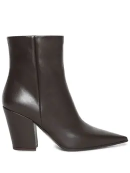 Gianvito Rossi: Коричневые ботинки 