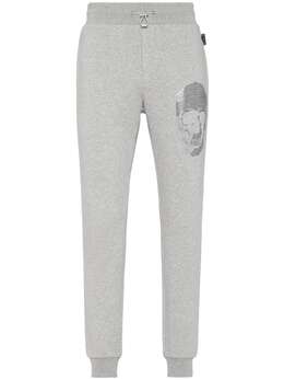 Philipp Plein: Хлопковые брюки  Skull