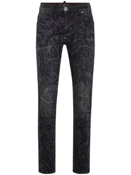 Philipp Plein: Джинсы  Tattoo с принтом