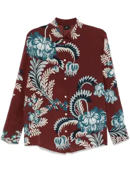 ETRO: Рубашка с растительным принтом 