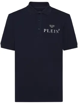 Philipp Plein: Голубое поло  Iconic
