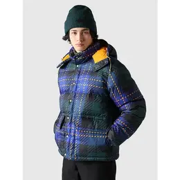 The North Face: Многоцветный пуховик 