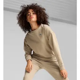 PUMA: Бежевый свитшот  Essentials