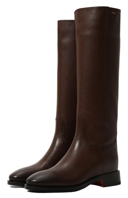 Santoni: Коричневые сапоги 