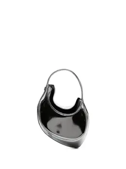 Mugler: Серебристая сумка 