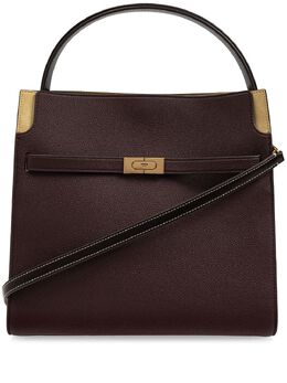Tory Burch: Коричневая сумка-шоппер  Lee Radziwill