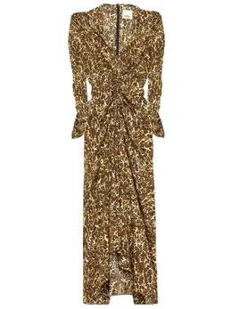 ISABEL MARANT: Коричневое платье 