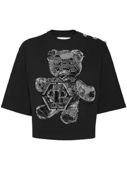 Philipp Plein: Футболка  Crystal со стразами