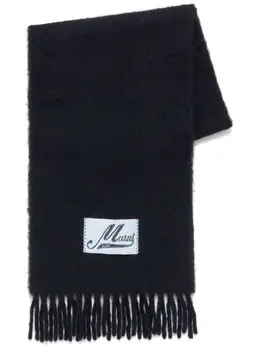 Marni: Чёрный шарф 