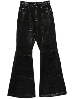 Rick Owens DRKSHDW: Чёрные джинсы 