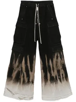 Rick Owens DRKSHDW: Чёрные джинсы  Cargo