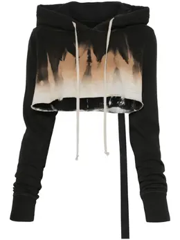 Rick Owens DRKSHDW: Чёрная толстовка 
