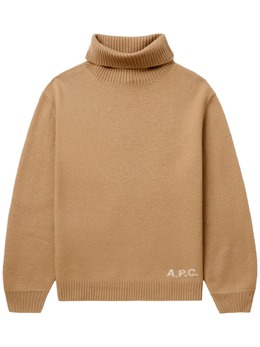 A.P.C.: Коричневый свитер 