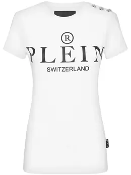 Philipp Plein: Футболка с принтом 
