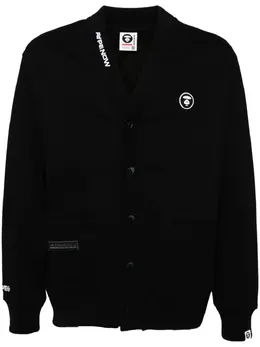AAPE BY *A BATHING APE®: Чёрный кардиган 