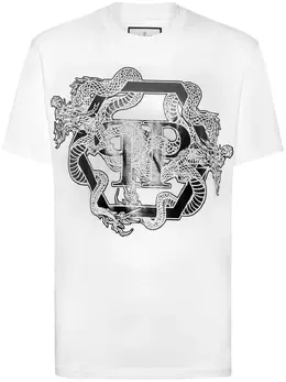 Philipp Plein: Белая футболка 