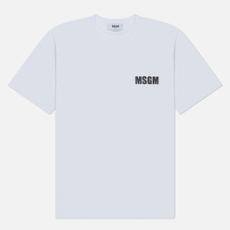 MSGM: Футболка  Never Look Back с принтом