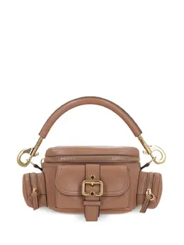 Chloé: Бежевая сумка-шоппер 