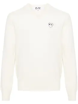 Comme Des Garçons Play: Свитер  Heart из шерсти