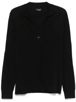 Mugler: Чёрное поло 