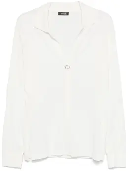 Mugler: Белое поло 