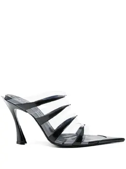 Mugler: Чёрные сабо 