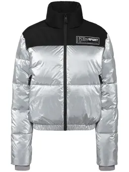 Plein Sport: Серебристая куртка 