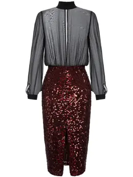 Elisabetta Franchi: Платье с блёстками 