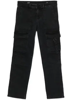 AG Jeans: Чёрные брюки 
