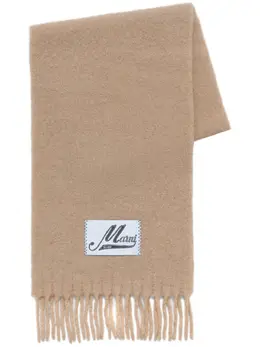 Marni: Бежевый шарф 