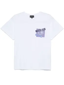 Emporio Armani: Футболка с принтом 