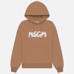 MSGM: Коричневая толстовка 