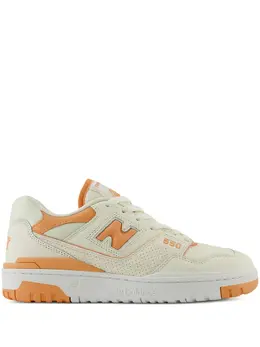 New Balance: Белые кроссовки  550