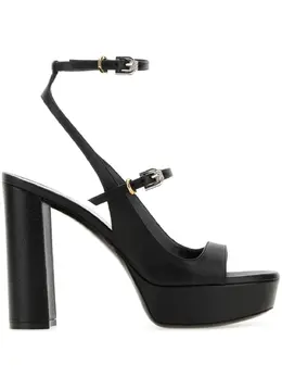 Givenchy: Чёрные сандалии 