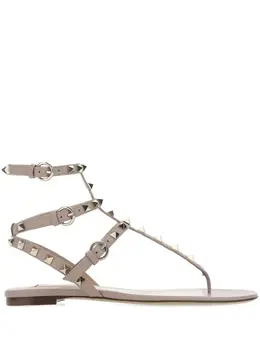Valentino: Бежевые сандалии 