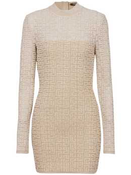Balmain: Жаккардовое платье  PB