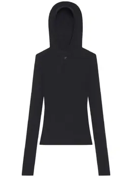 Courrèges: Топ с капюшоном 
