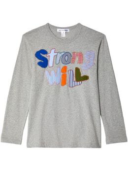 Comme Des Garçons Shirt: Футболка с длинным рукавом 
