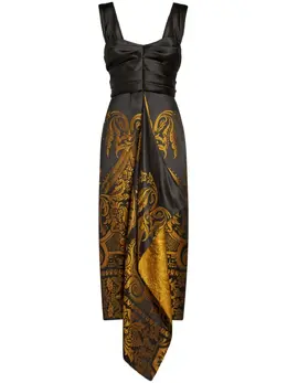 ETRO: Жаккардовое платье 