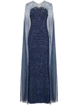 Jenny Packham: Синее платье 